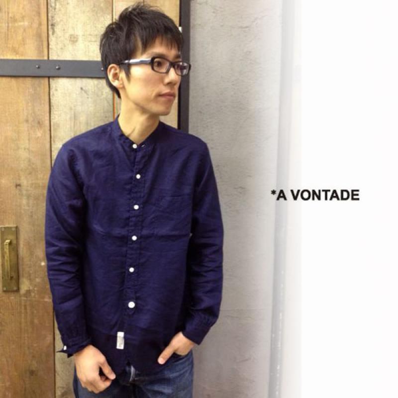 A VONTADE( ܥ󥿡) Banded Collar Shirts(VTD-0221-SH)