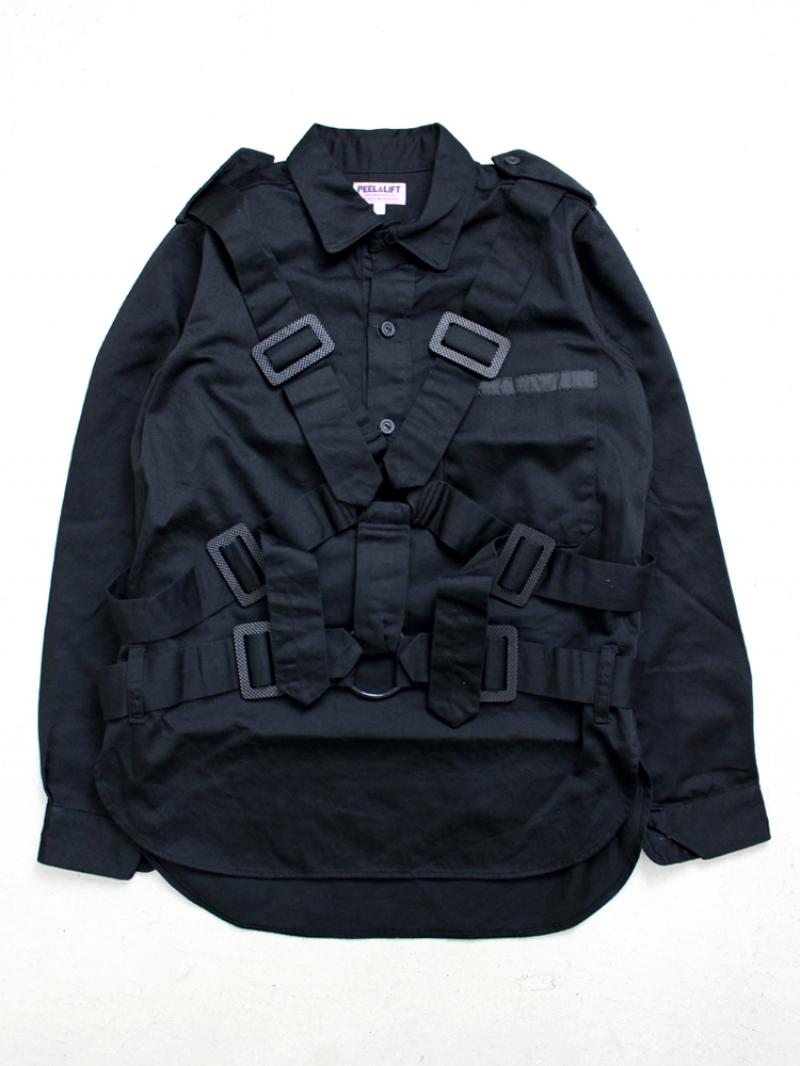 PEEL&LIFT/ԡ륢ɥեȡ "parachute shirt (black)"!