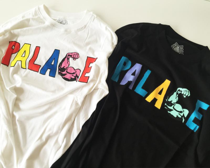 PALACE SKATEBOARDS 2016SS MUSCLE L/S T-SHIRT !