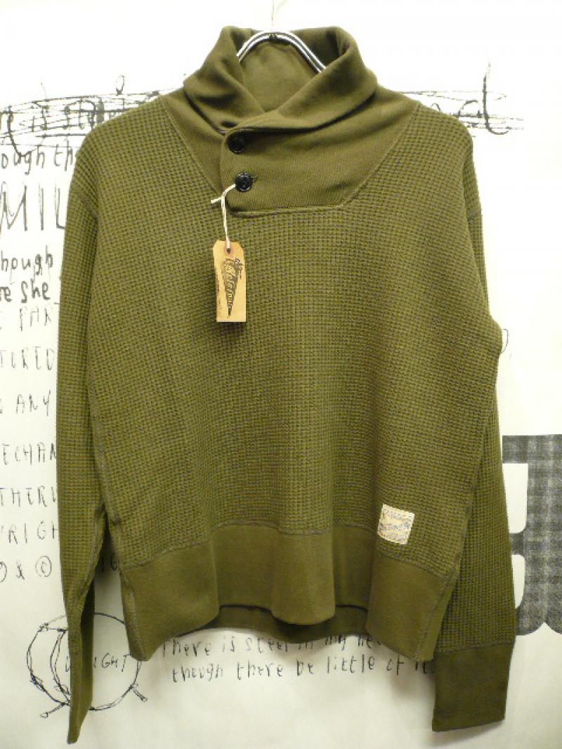 BELAFONTE ( ٥ե )  RAGTIME HEAVY WAFFLE SHAWL PULL OVER ٤Ǥ