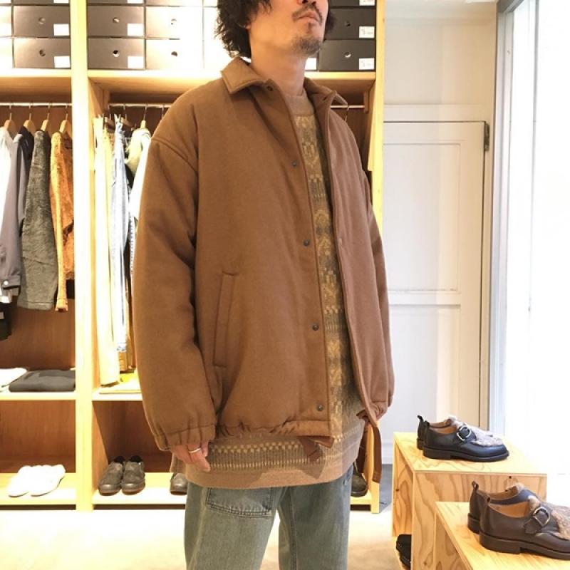 whowhat "WOOL COACH JACKET"