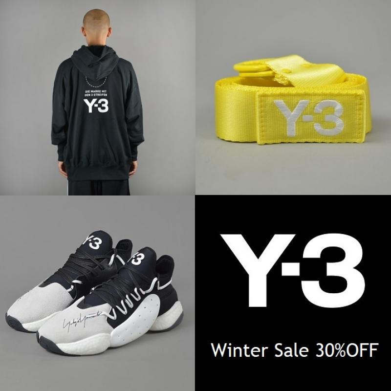 󥿡 30% Adidas Y-3  2018FW by Yohji Yamamoto 