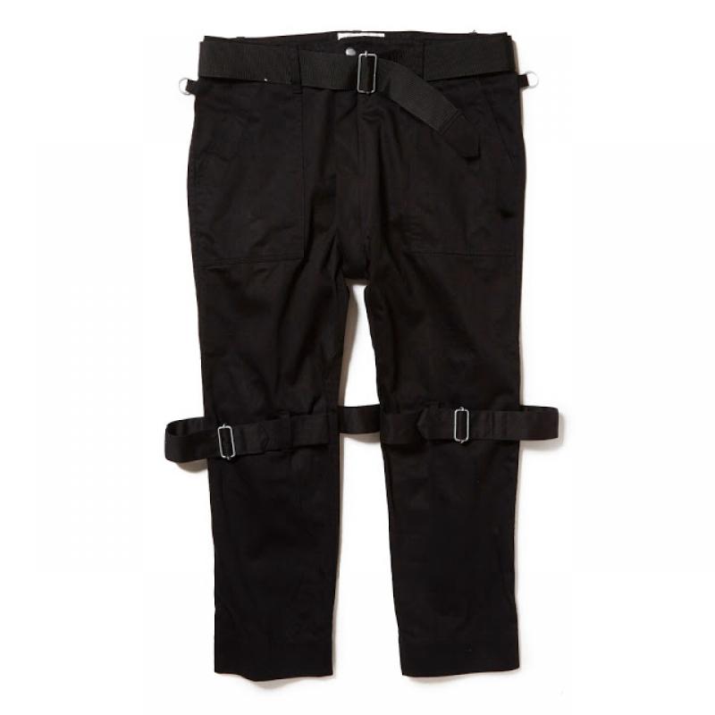 PEEL&LIFT black satin bondage trousers modern !