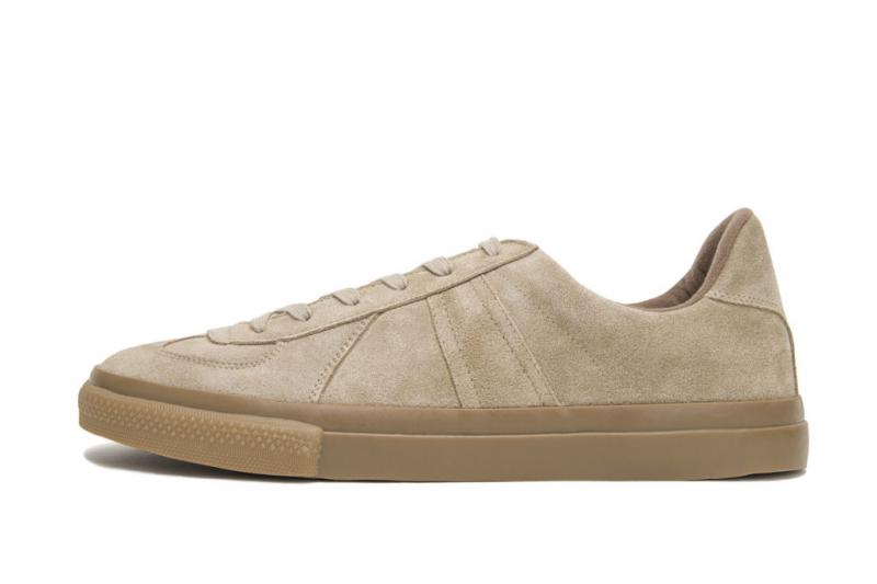 REPRODUCTION OF FOUND ץ 22SS GERMAN MILITARY TRAINER(4700S)BEIGE SUEDE 