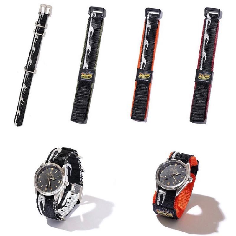 CHALLENGER FLAME WATCH STRAP BAND ȯ䨢󥸥㡼 