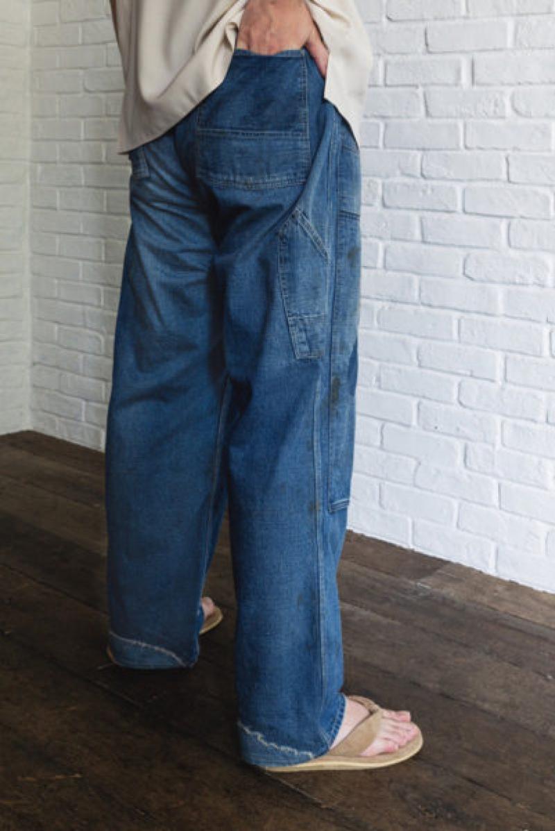 【OLD JOE 】DOUBLE CLOTH FRONT TROUSER SCAR FACE
