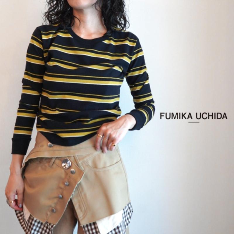 FUMIKA_UCHIDA/ƥ BORDER LONG-SLEEVE TIGHT TOP and more