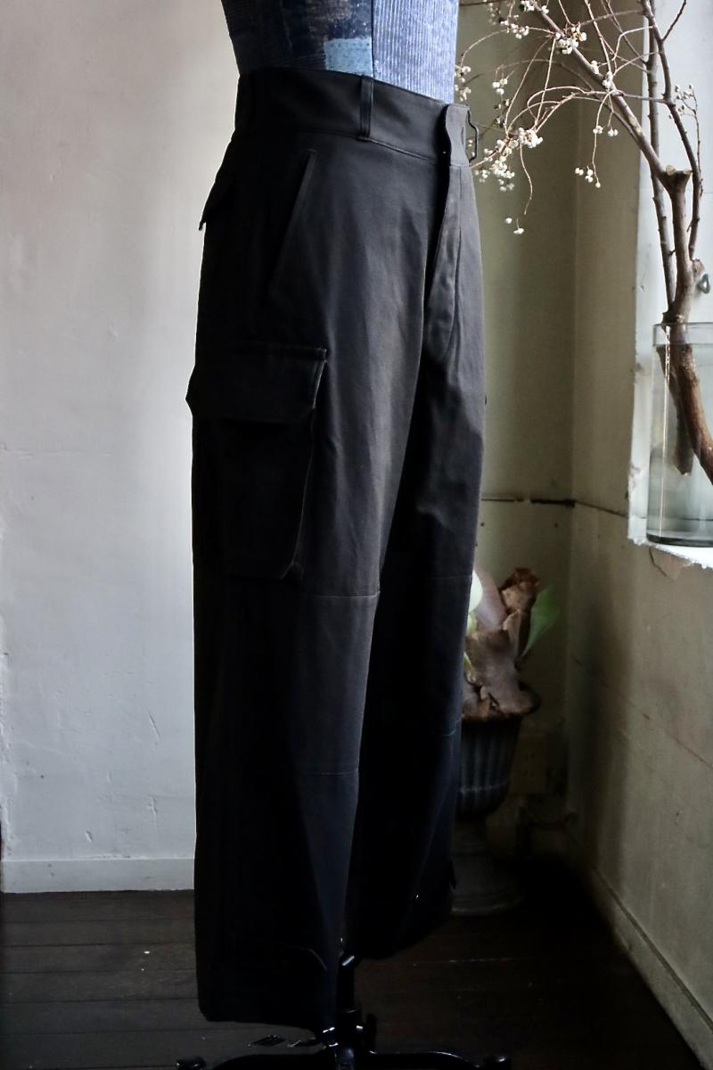 ֥顼ॹ롼ĥȥå SS24 blurhms ROOTSTOCK Cotton Serge 47 Pants(bROOTS24S035)BLACK 