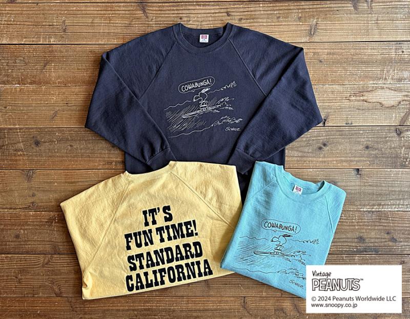 STANDARD CALIFORNIA(ɥե˥) 2024ꥹڥ륢ƥࡡSNOOPY  Standard California COWABUNGACrew Sweat