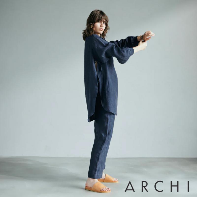 ARCHI / ƥ LINEN SIDE OPEN SHIRTand more