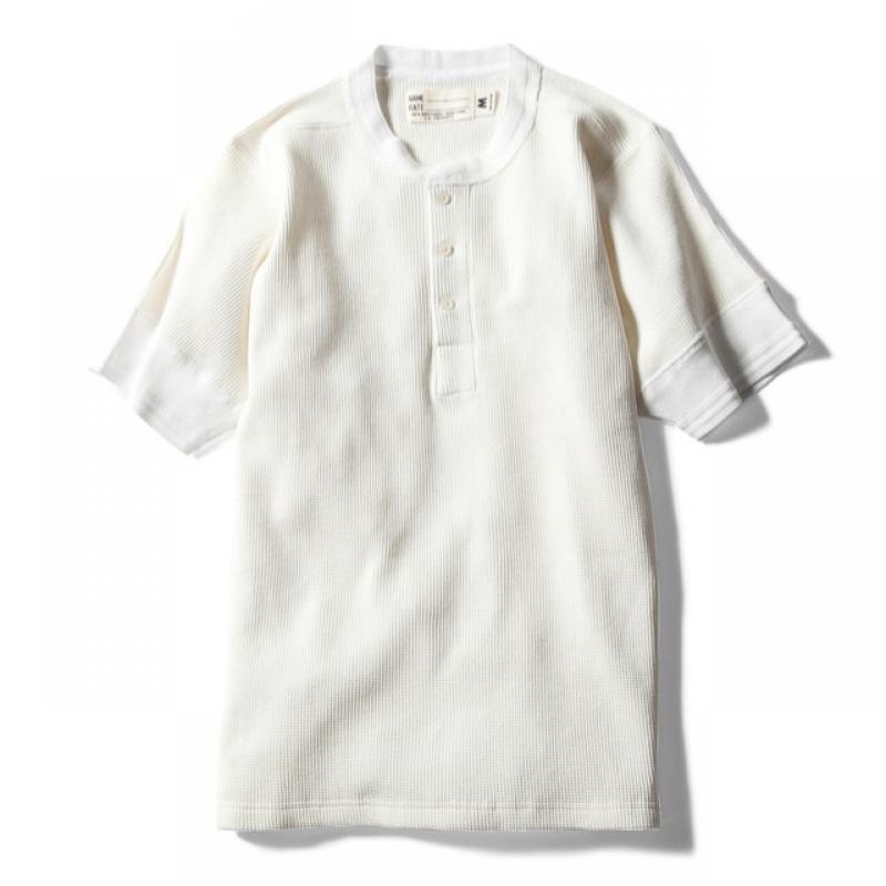 Waffle Stripe Henley [No. 4017]٤ޤ