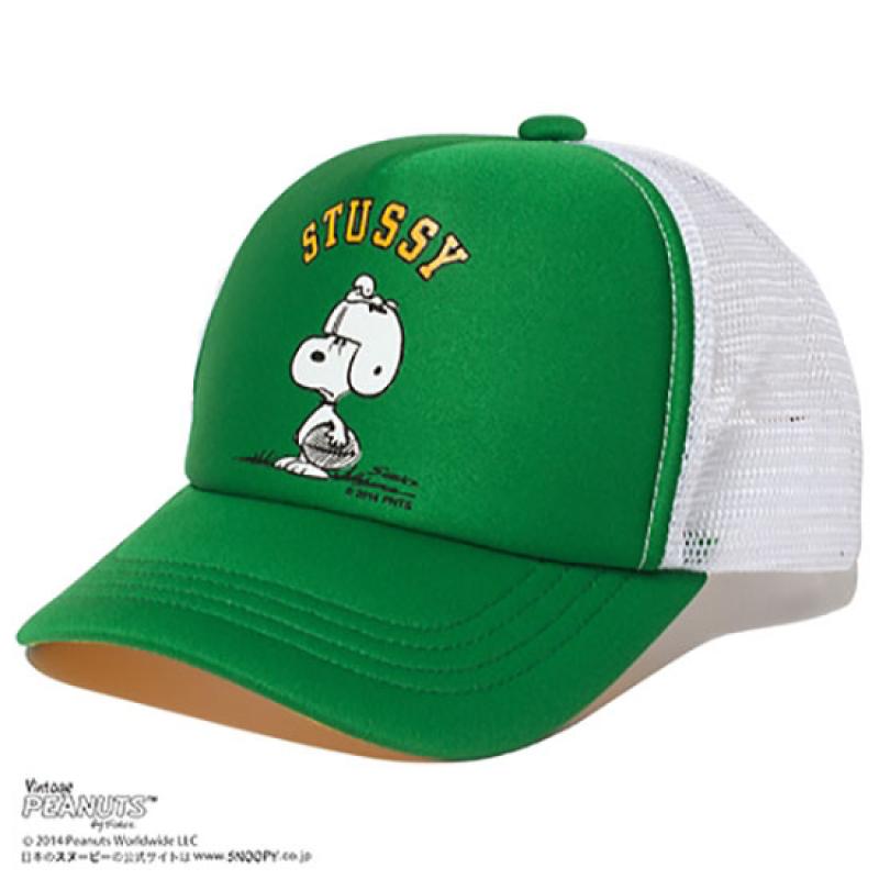 StussyPeanuts Football Mesh Cap