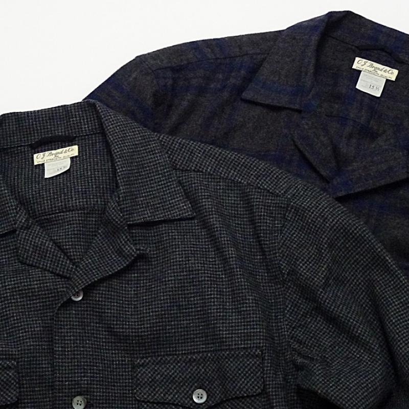 OLD JOE/ɥ硼 OPEN COLLAR SHIRTS