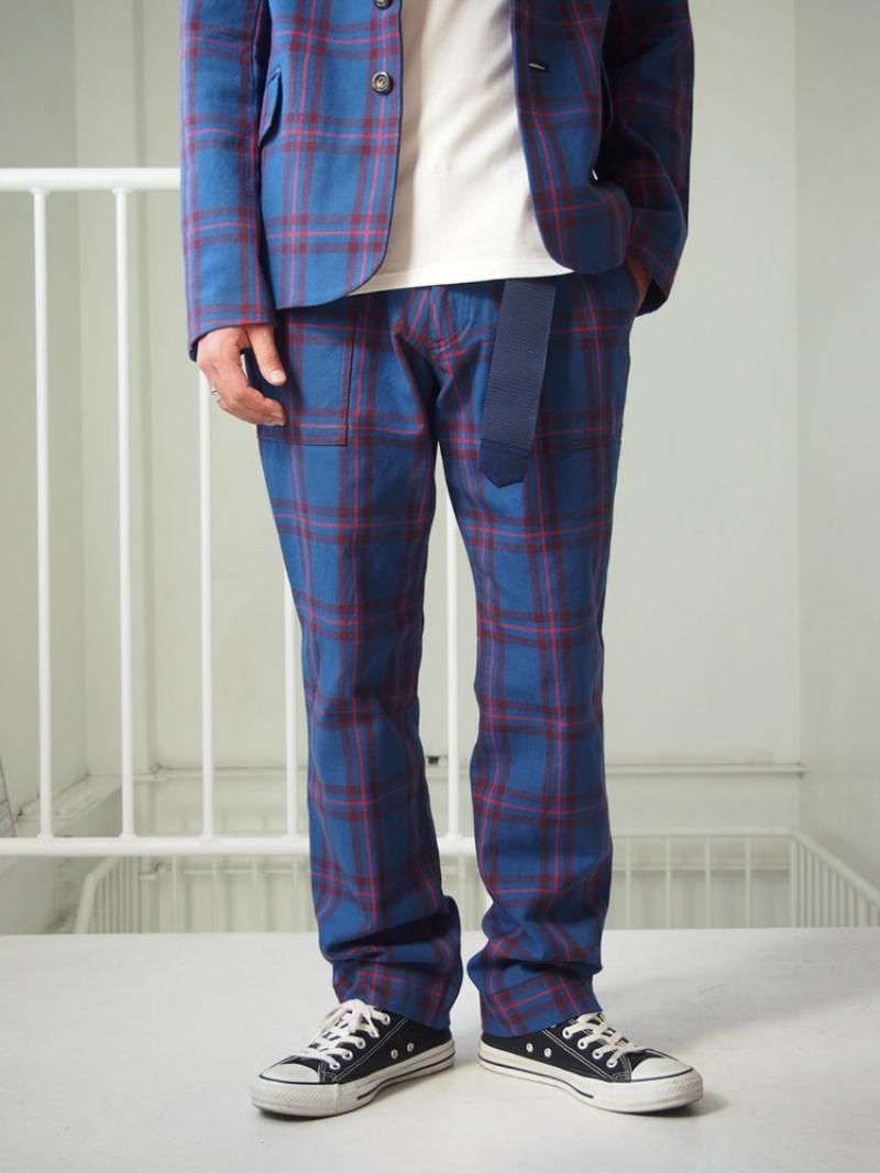 PEEL&LIFT/ԡ륢ɥեȡ "box jacket elliot tartan&turtan army trousers"٤ޤ 