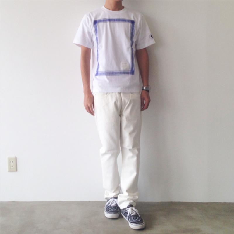 NHC KC T-SHIRT & FUTURE PRIMITIVE FRONT ZIP 5 POCKET PANTS WHITE !