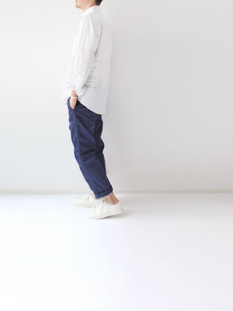 Hombre NinoPUCKERING PANTS -NAVY-