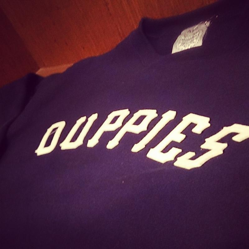 DUPPIES COLLEGE CREWNECK SWEAT 