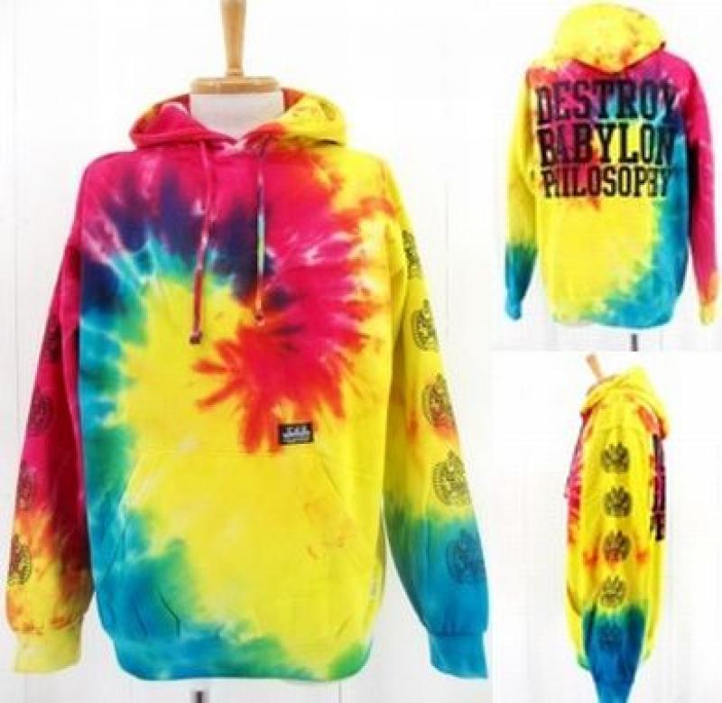 DUPPIES TIEDYE PULLOVER HOODIE 