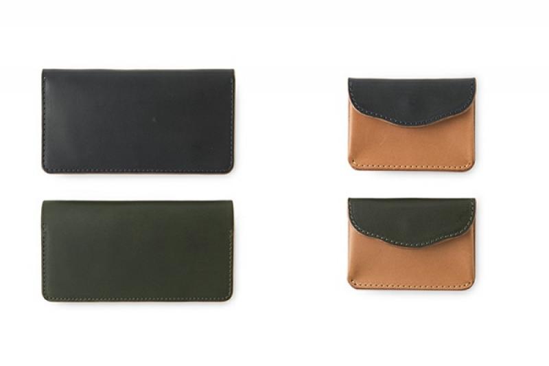 SANDINISTA꿷Oiled Leather Wallet & Oiled Leather Coin&Card Case