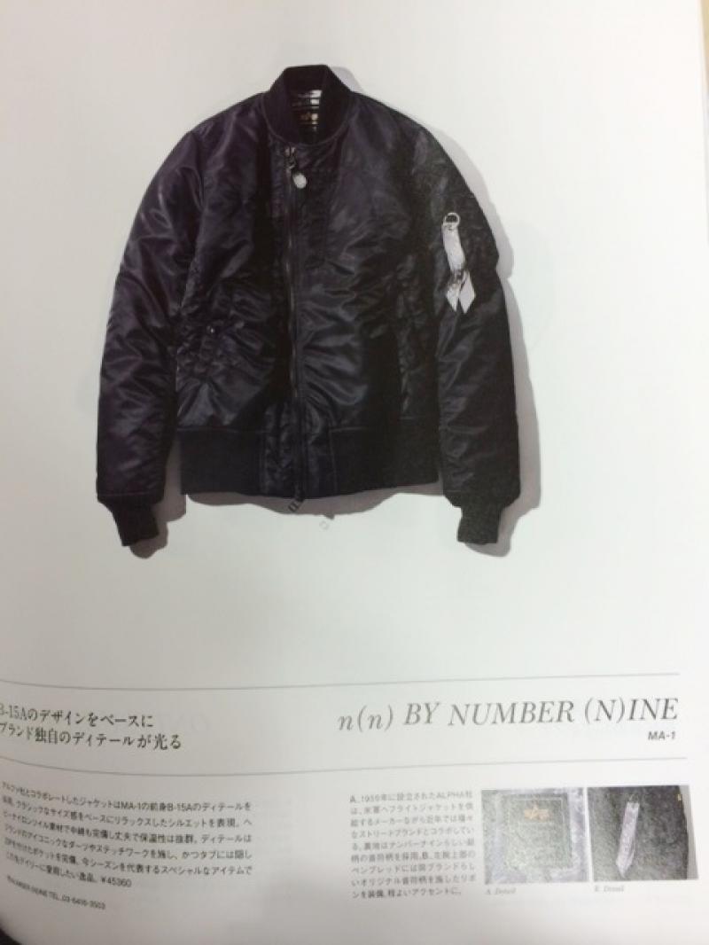 ʥСʥ Ǻ | NUMBER NINE 14AW ALPHA MA-1 