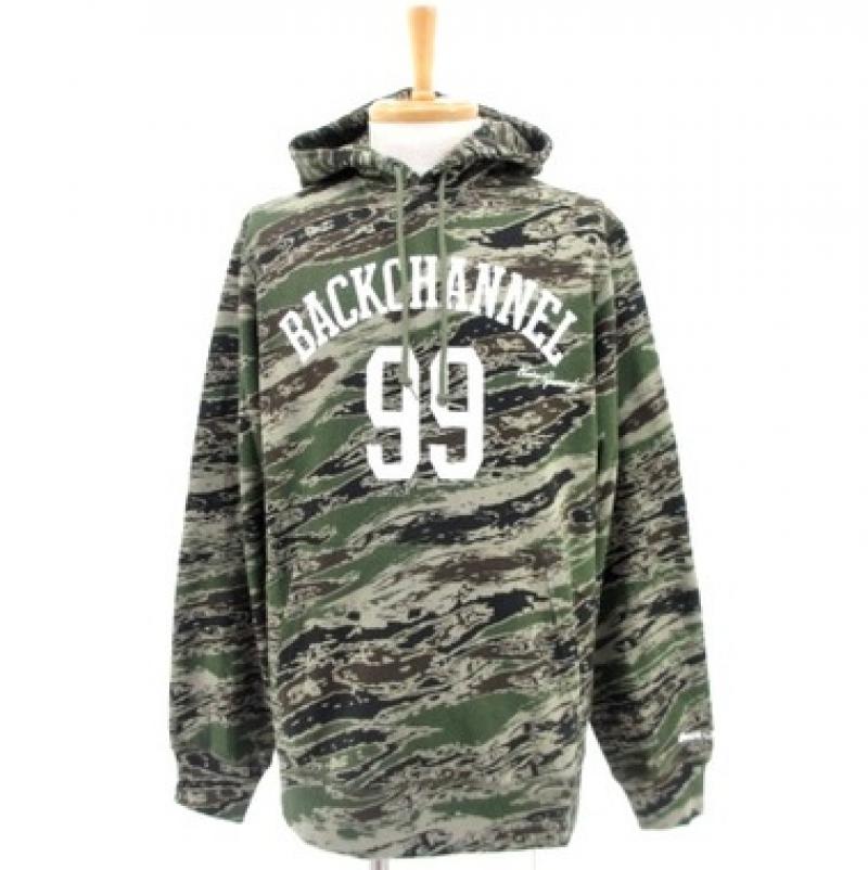 Back Channel COLLEGE LOGO PULLOVER PARKA (GHOSTLION CAMO)