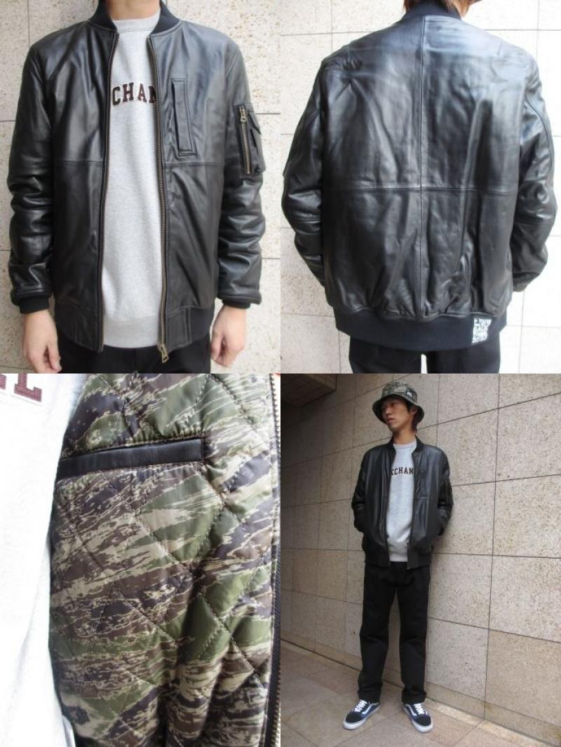 Back Channel MA-1 LEATHER JACKET