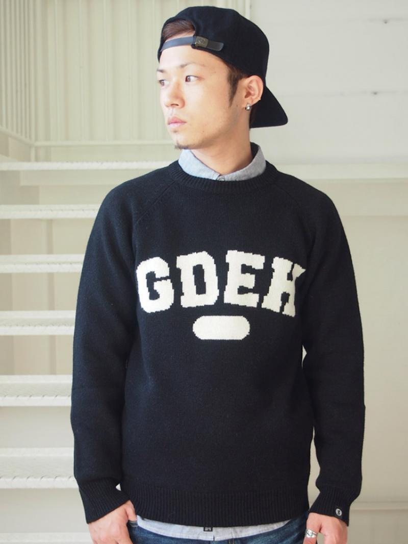 GOODENOUGH/åɥʥա"colleGE KNIT CREW"٤ޤ