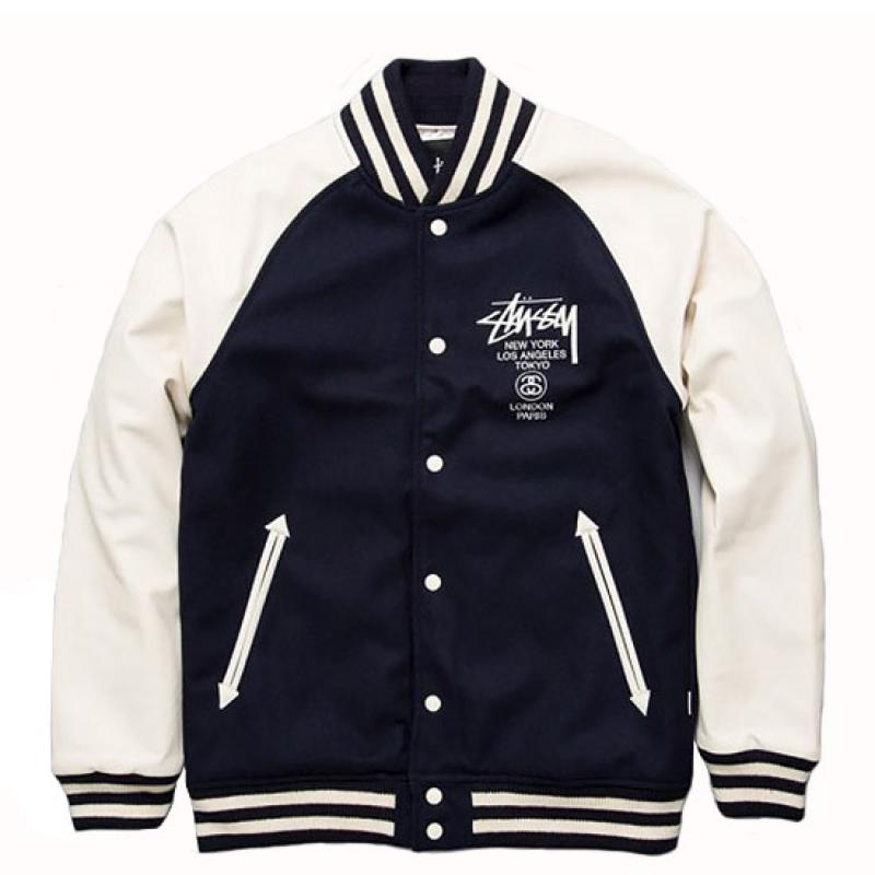 stussy World Tour Wool Jacket