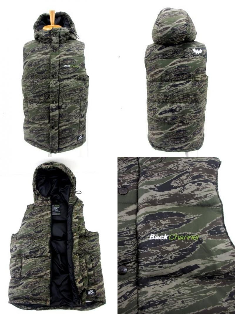 Back Channel NANGA DOWN VEST (CAMO)