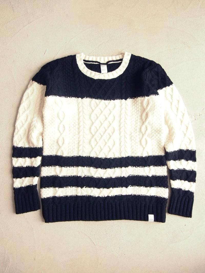 MAGIC STICK/ޥåƥå"2TONE CABLE HOCKEY KNIT"٤ޤ