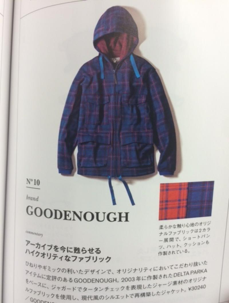 GOODENOUGH Ǻ SPOTDELTA PARKA|åɥʥ  14AW 