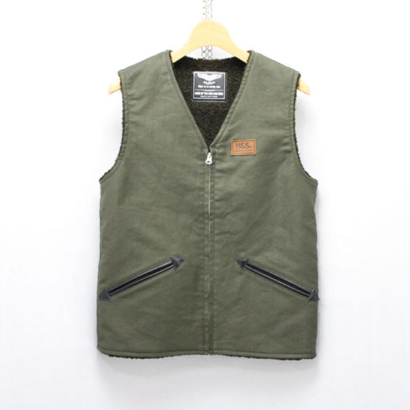 HIDE&SEEK Fatigue VEST (14aw):O D !!