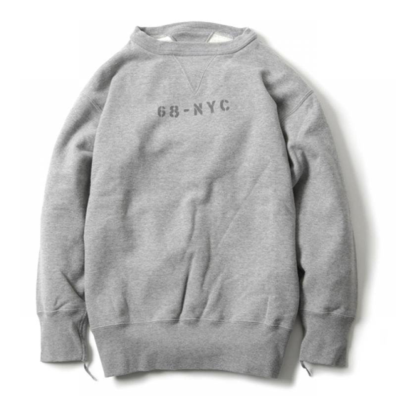 Double V Crew Sweat "Stencil" [No. 4219]٤ޤ