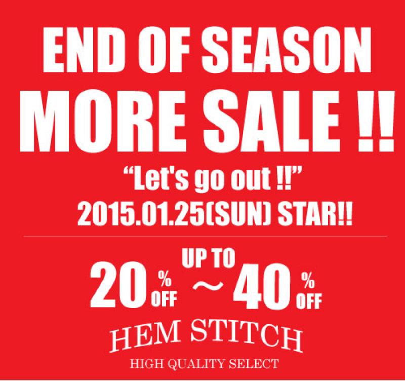 MORE SALE!! HEM STITCH Present`s  "Let's go out" 