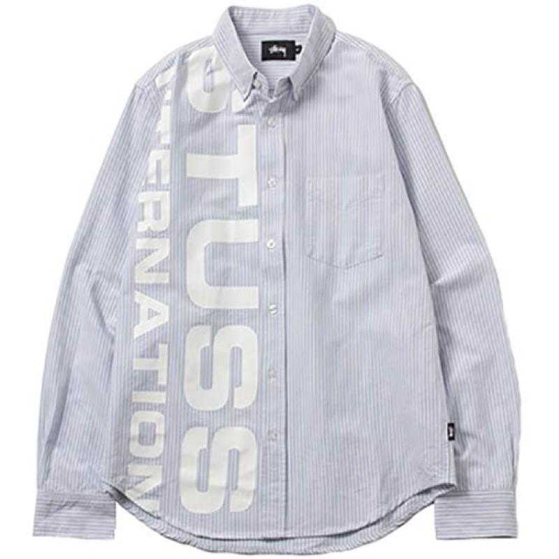 stussy SS Multi Seersucker LSL Shirt