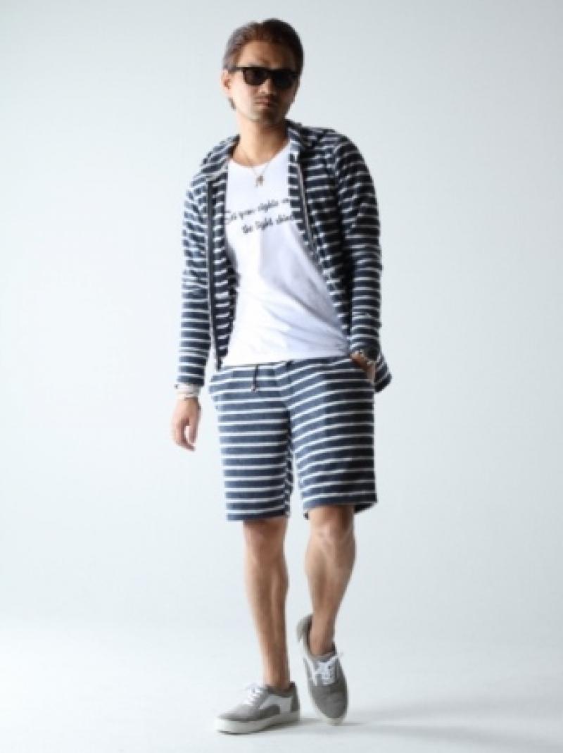 DELAY by Win&Sons:ISM Pile Hoodie[DW22-C-001] /NAVY BORDER