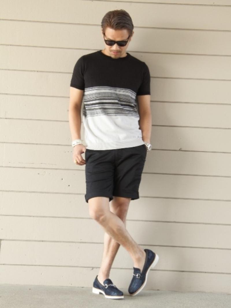 DELAY by Win&Sons:Pleymo Linen Crew neck KNT[DW22-K-001] /BLACK Gradation