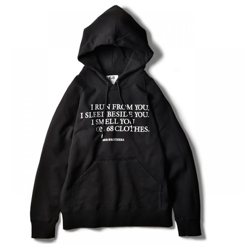 Hooded Sweat "I run from you" [No. 4241]٤ޤ
