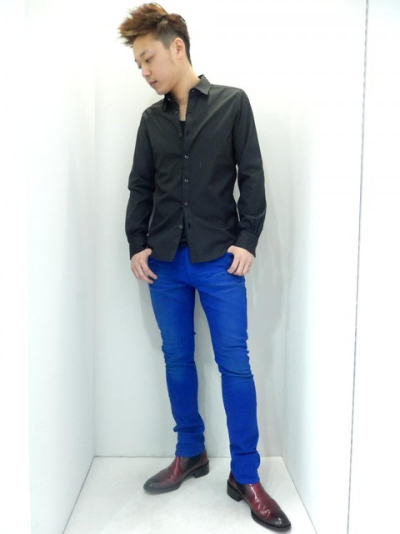 DELAY by Win&Sons:Weiland Staright DENIM[DW22-SK-001] /BLUE