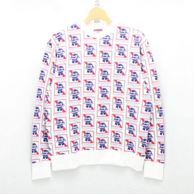 HIDE&SEEK Pub Sweat Shirt:WHITE !!