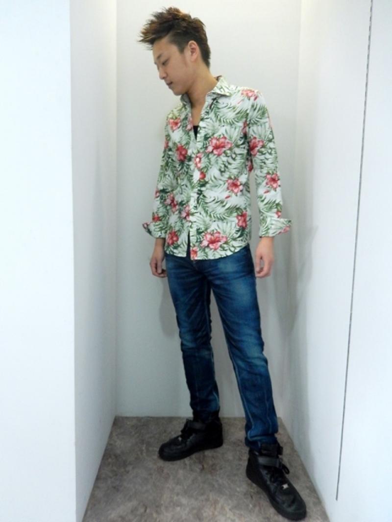 DELAY by Win&Sons:OLD Flower WD Shirt[DW21-SH-005] 