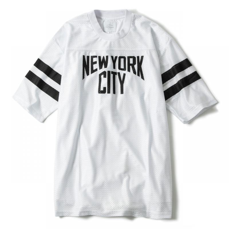 68&BROTHERSVICTIM Football Mesh Tee "NYC"  [No. 4308]٤ޤ