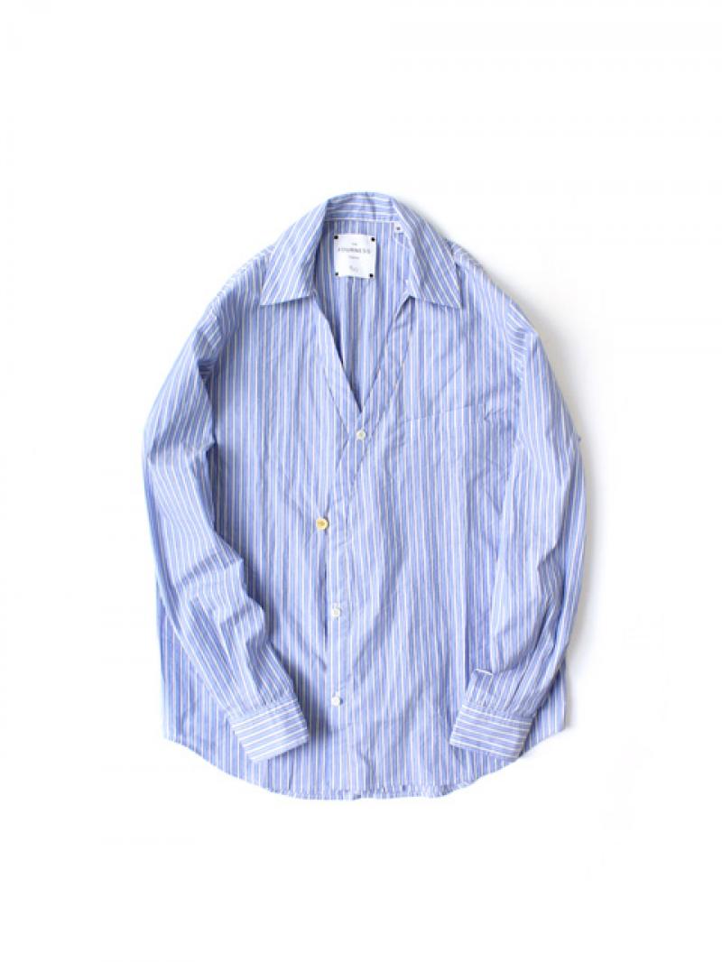 THE FOURNESSTRADITIONAL SUMMER SHIRT -SAXE-