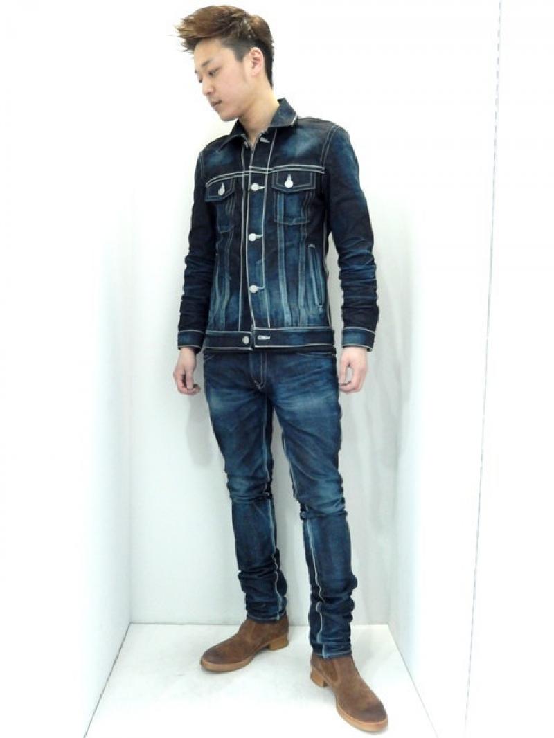 DELAY by Win&SonsSebastian Chain Denim JK[DELAY-BASIC-G] 