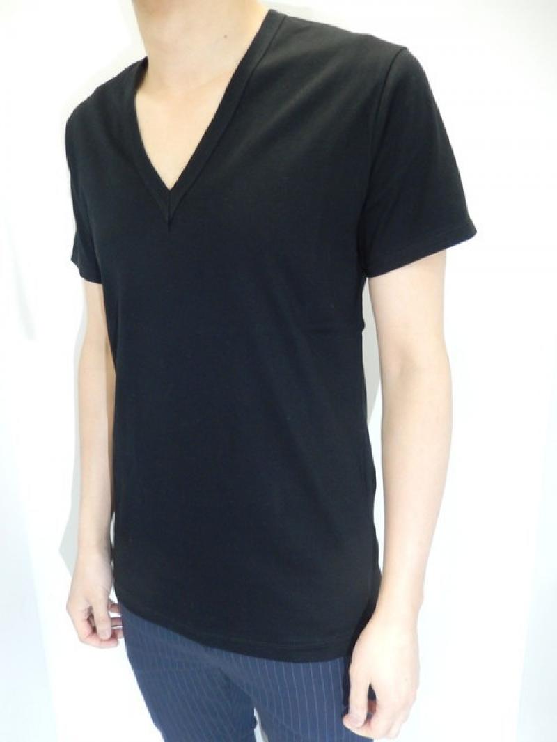 GalaabenD(饢٥):60/1Х륱åȥࡼ V neck87618732 /BLACK