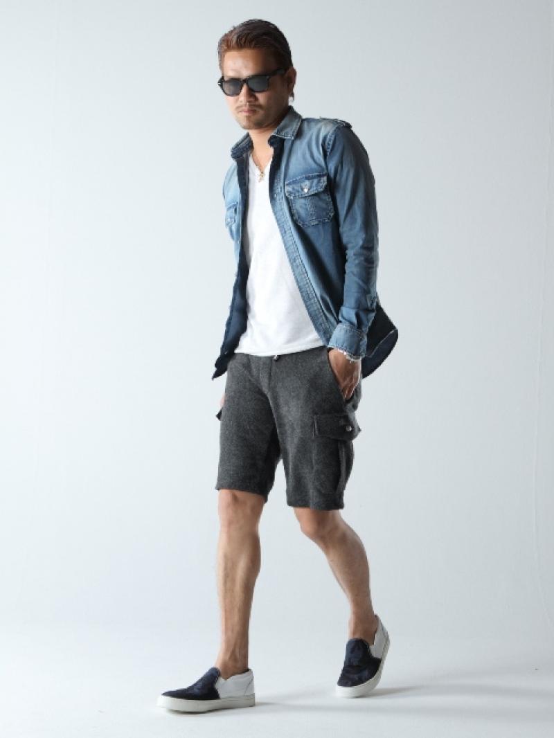 DELAY by Win&Sons:ISM Pile CAGO Shorts[DW22-HP-016] /GRAY
