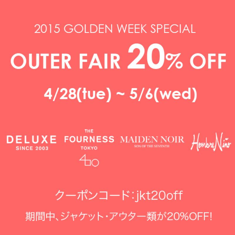 OUTER FAIR 20%OFF
