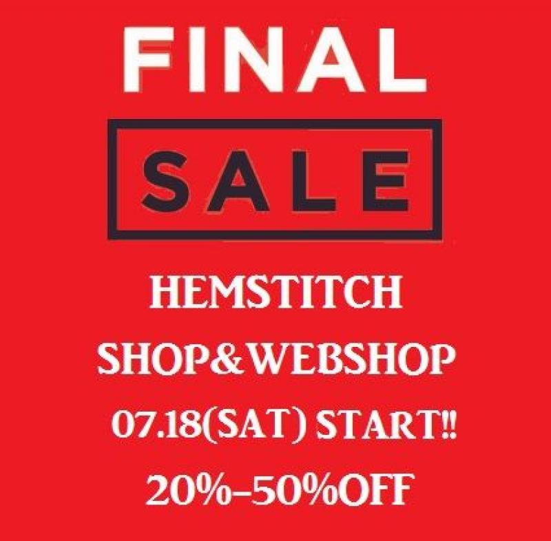 FINAL SALE2015SUMMER FINAL SALE START!!