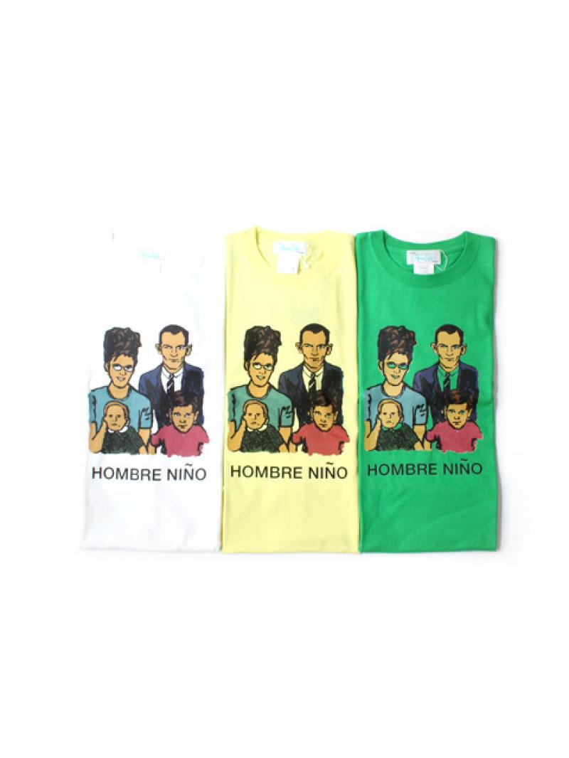 Hombre NinoS/S PRINT TEE -FAMILY-