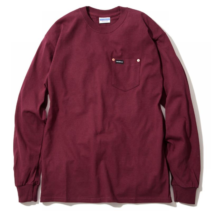 L/S Crew Pocket Tee w/Rivet [No. 4544]٤ޤ